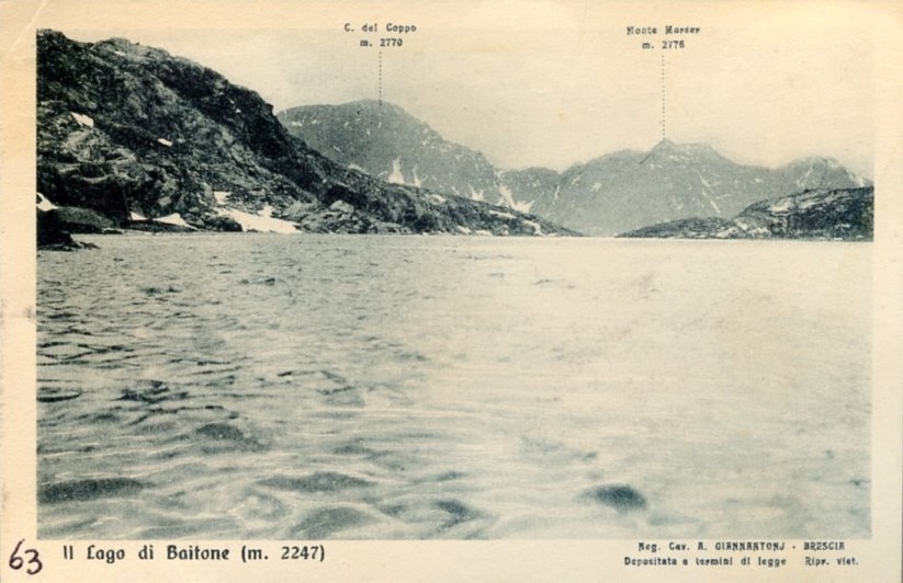 Il lago di Baitone