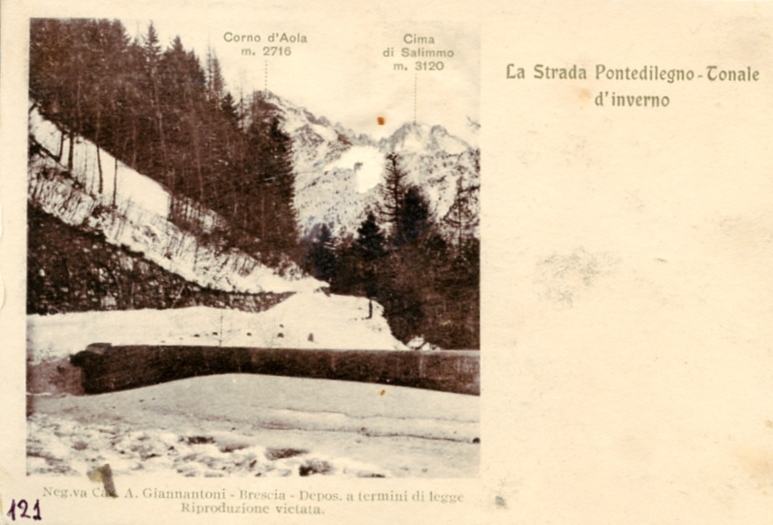 La strada Pontedilegno Tonale