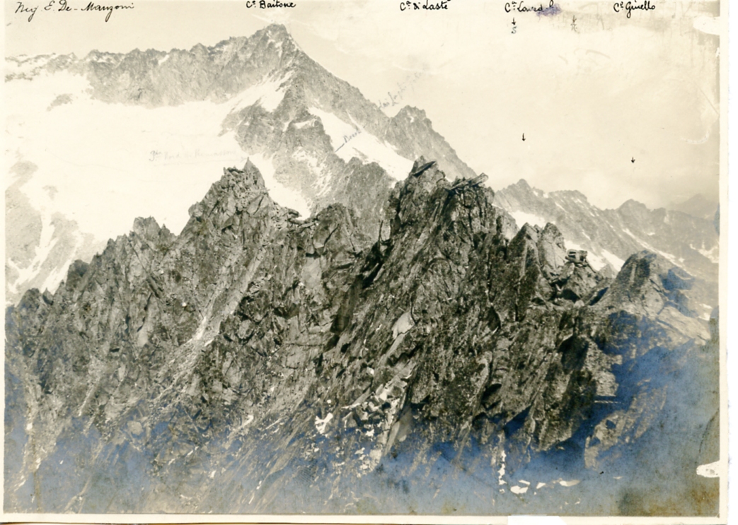 Cima Baitone dal Corno sud di Premassone
